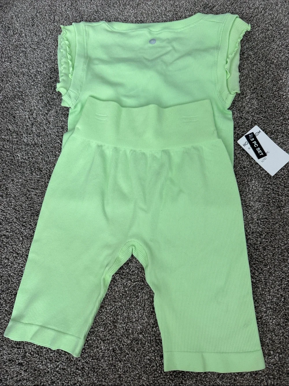 Kids' Ruffle Rib Top, Bike Shorts & Headband Set and bundle  90 DEGREE BY REFLEX
